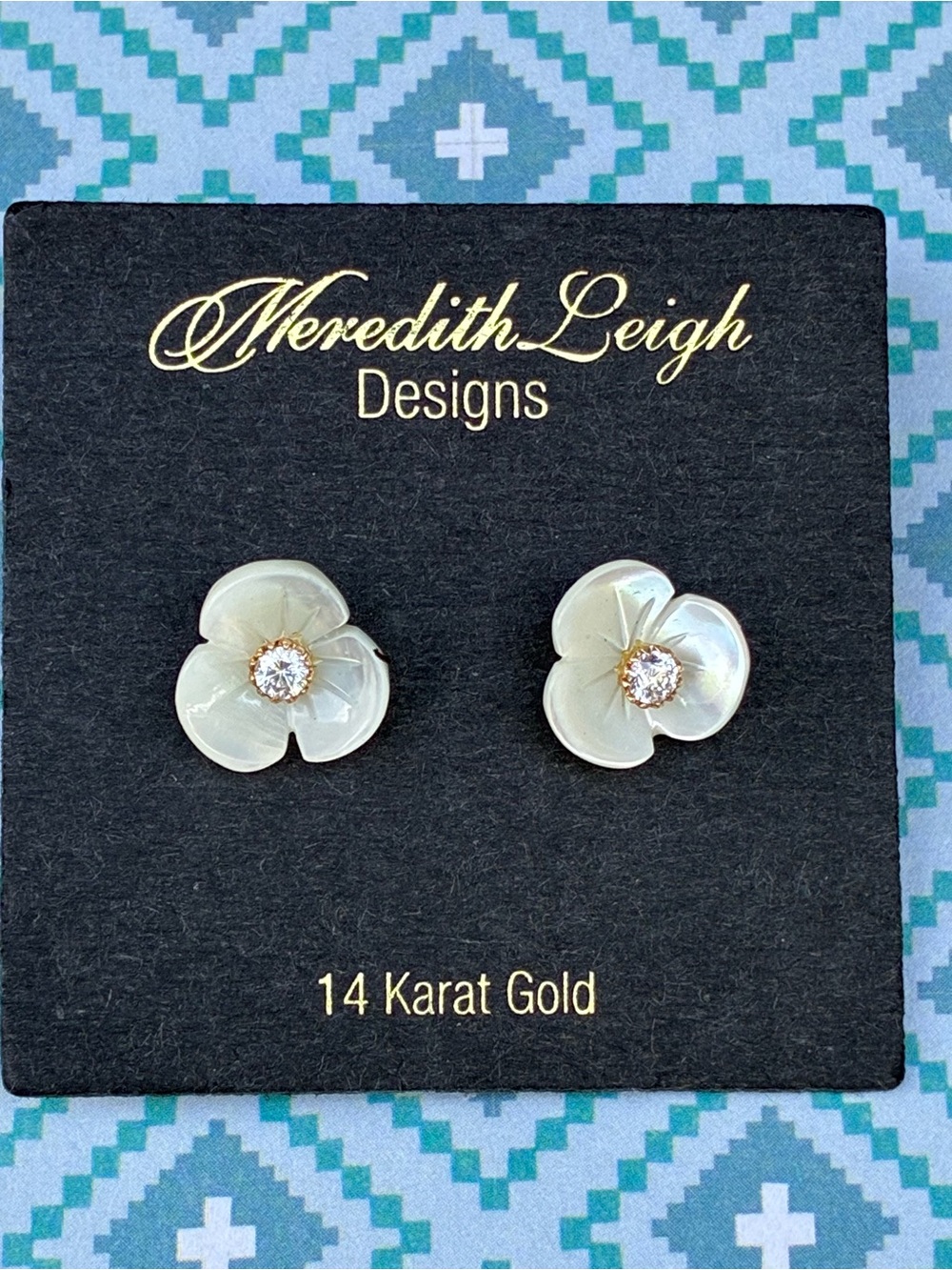 Meredith Lee Designs post back earrings